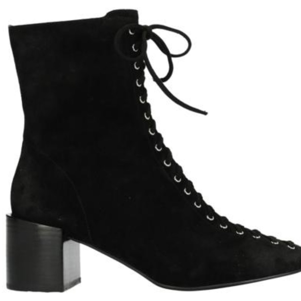 JEFFREY CAMPBELL genuine leather lace up boots 39